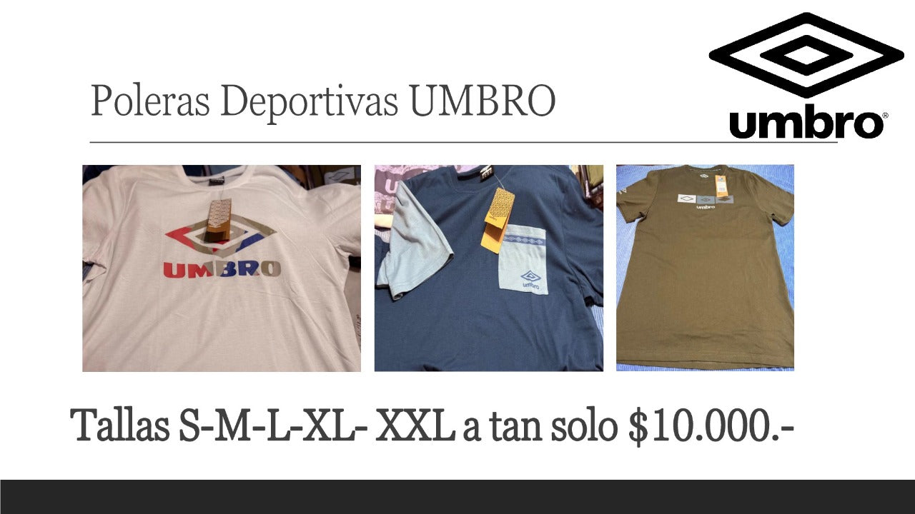 Poleras Deportivas UMBRO