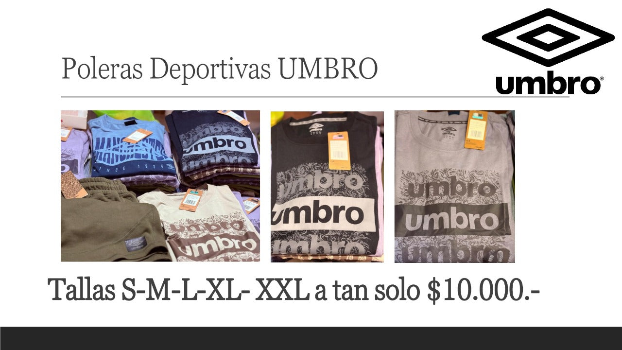 Poleras Deportivas UMBRO