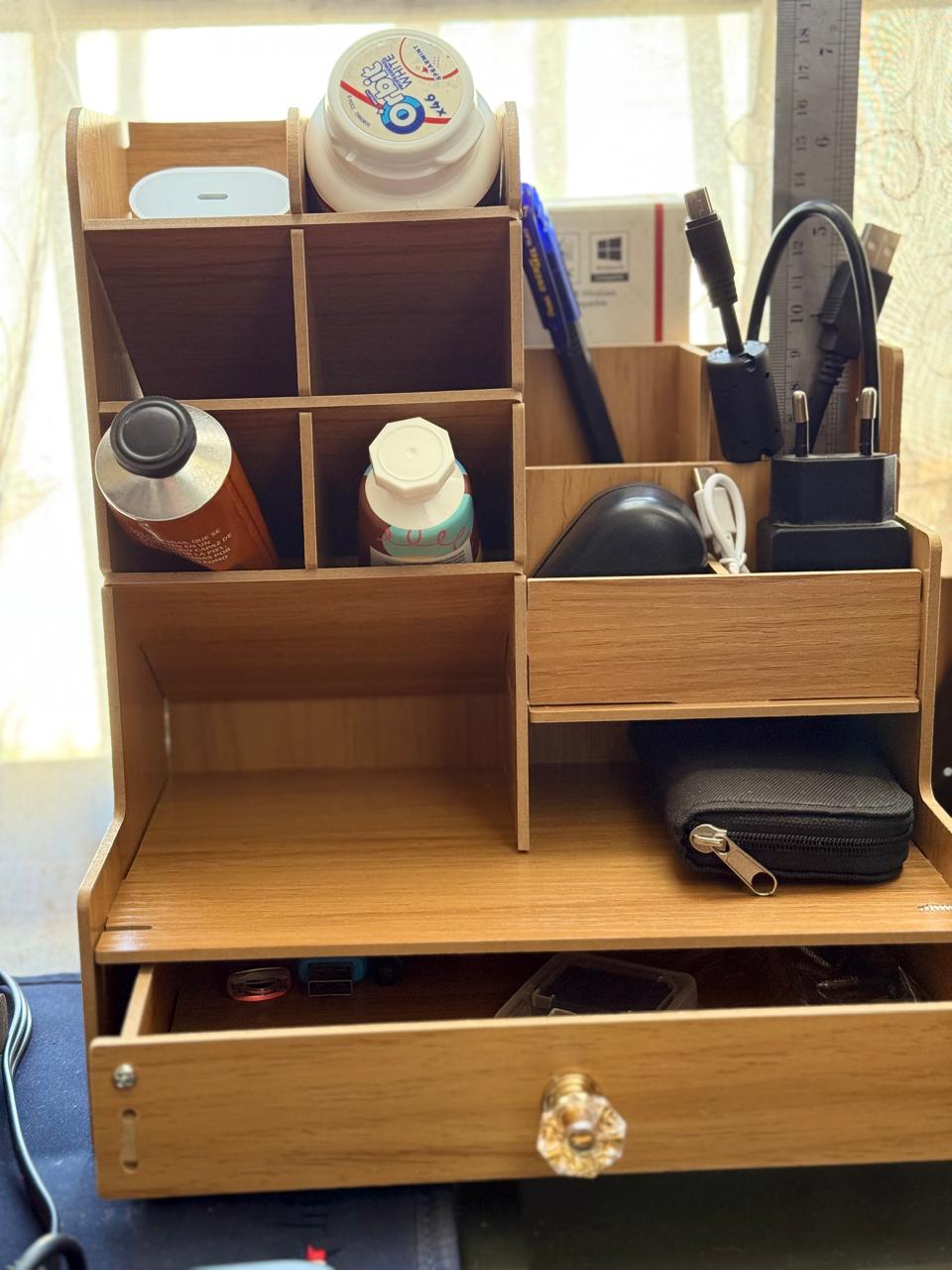 Organizador Escritorio con Soporte para Celular