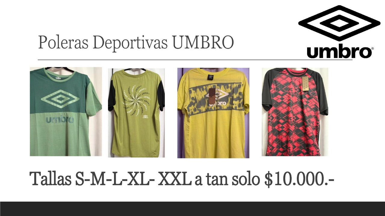 Poleras Deportivas UMBRO