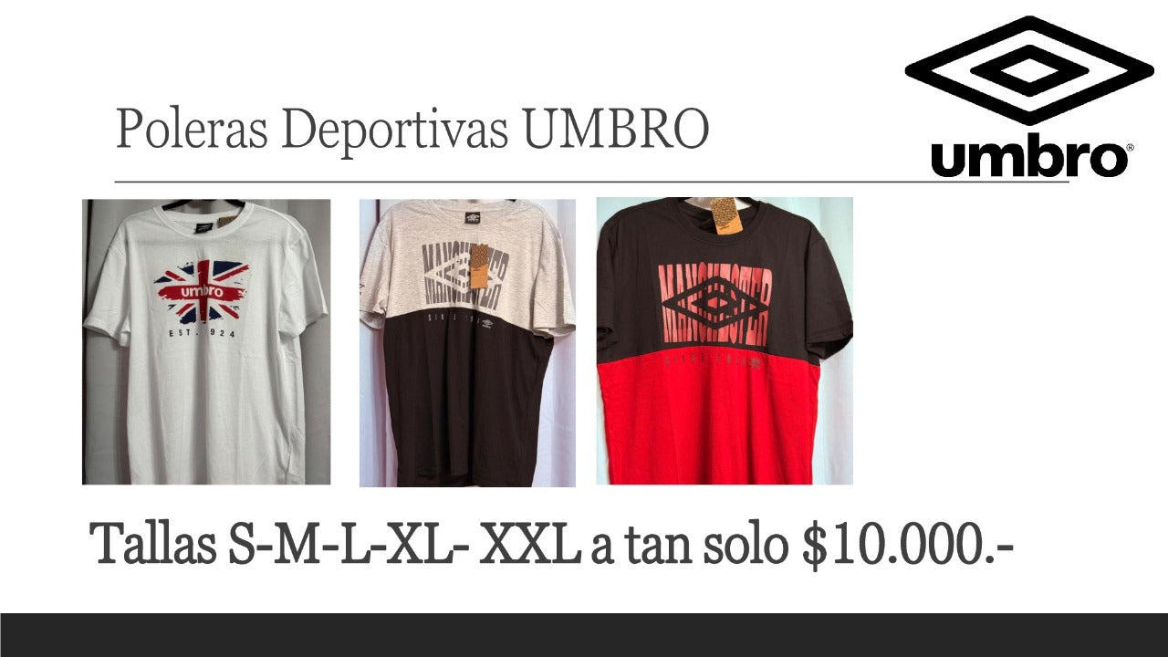 Poleras Deportivas UMBRO